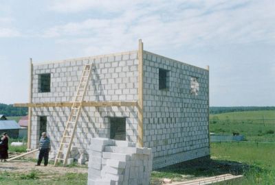 Строим дом из пеноблоков